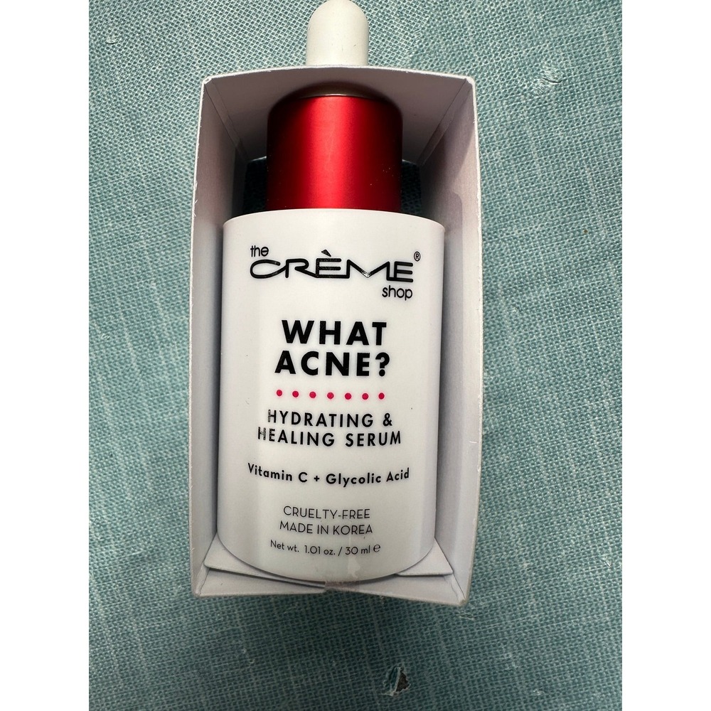 The Creme Shop What Acne Hydrating Healing Serum Vitamin C Glycolic Acid 1.01oz